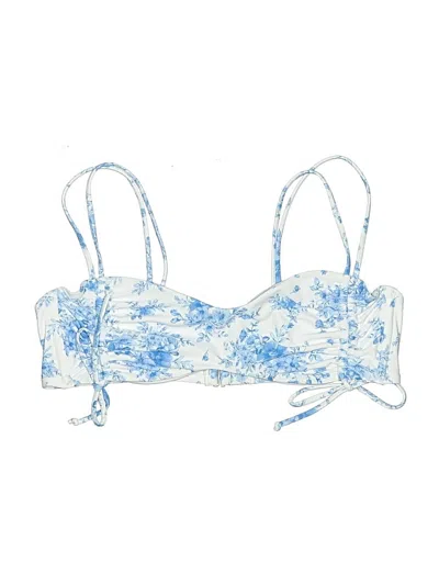Pre-owned Wild Fable Swimsuit Top Blue Swimwear