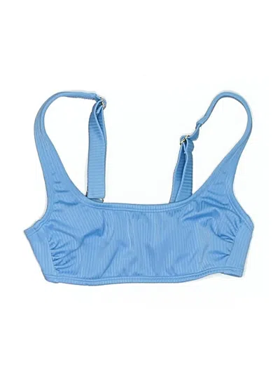 Pre-owned Wild Fable Swimsuit Top Blue Swimwear