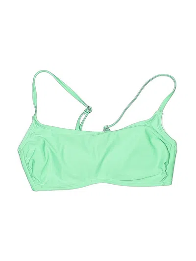 Pre-owned Wild Fable Swimsuit Top Green Swimwear