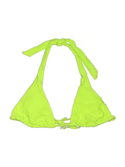 Pre-owned Wild Fable Swimsuit Top Green Swimwear