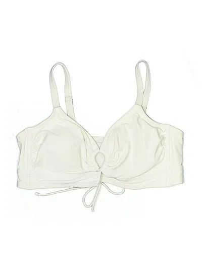 Pre-owned Wild Fable Swimsuit Top Ivory Swimwear In White