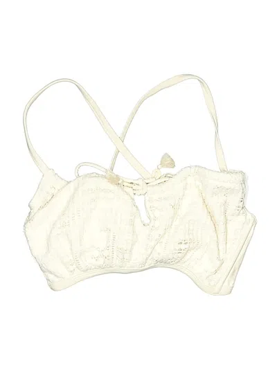 Pre-owned Wild Fable Swimsuit Top Ivory Swimwear In White