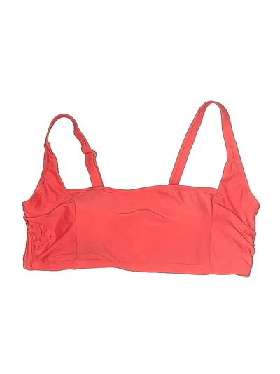 Pre-owned Wild Fable Swimsuit Top Orange Swimwear