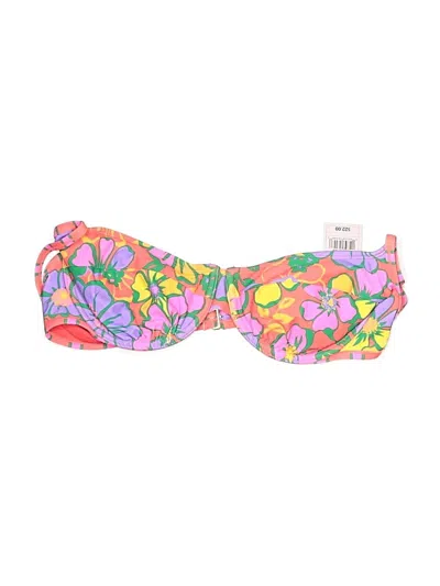 Wild Fable Swimsuit Top Pink Paisley Pattern Swimwear