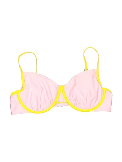 Pre-owned Wild Fable Swimsuit Top Pink Swimwear