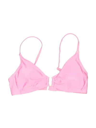 Pre-owned Wild Fable Swimsuit Top Pink Swimwear