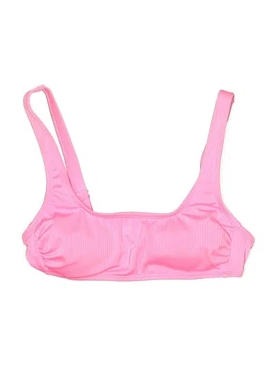 Pre-owned Wild Fable Swimsuit Top Pink Swimwear