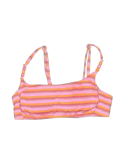 Pre-owned Wild Fable Swimsuit Top Pink Swimwear