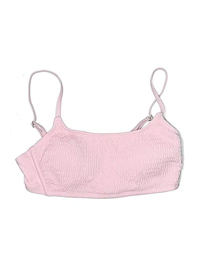 Pre-owned Wild Fable Swimsuit Top Pink Swimwear
