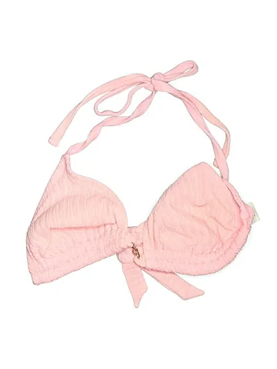 Pre-owned Wild Fable Swimsuit Top Pink Swimwear