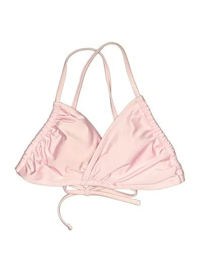 Pre-owned Wild Fable Swimsuit Top Pink Swimwear