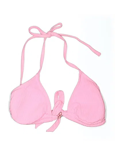 Pre-owned Wild Fable Swimsuit Top Pink Swimwear