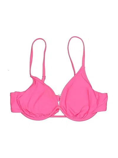 Pre-owned Wild Fable Swimsuit Top Pink Swimwear