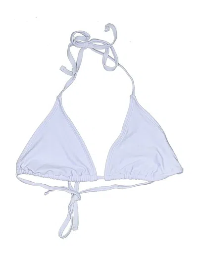 Pre-owned Wild Fable Swimsuit Top Purple Solid Pattern Swimwear