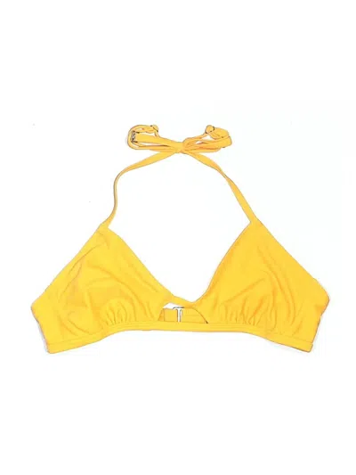 Pre-owned Wild Fable Swimsuit Top Yellow Swimwear