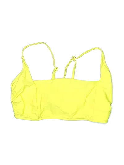 Pre-owned Wild Fable Swimsuit Top Yellow Swimwear