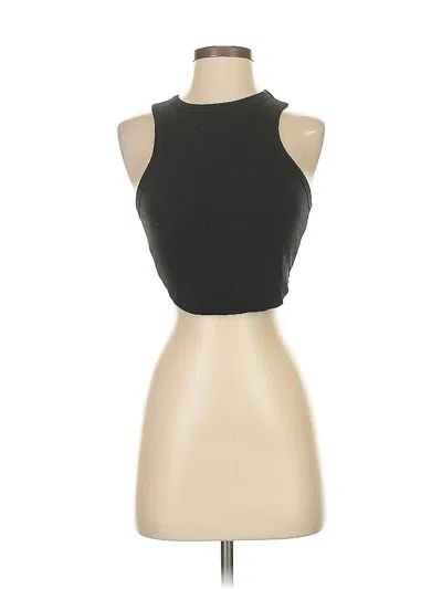 Pre-owned Wild Fable Tank Top Black Halter Neckline Tops