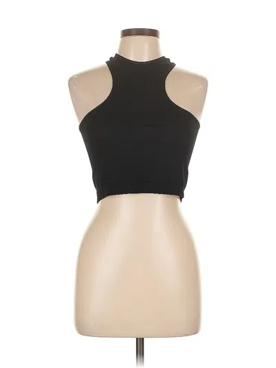 Pre-owned Wild Fable Tank Top Black Halter Neckline Tops