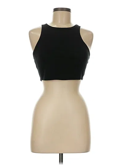 Pre-owned Wild Fable Tank Top Black Halter Neckline Tops