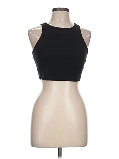 Pre-owned Wild Fable Tank Top Black Halter Neckline Tops