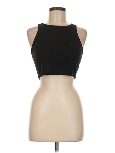 Pre-owned Wild Fable Tank Top Black Halter Neckline Tops