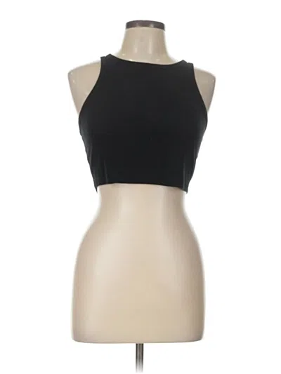 Pre-owned Wild Fable Tank Top Black Halter Neckline Tops