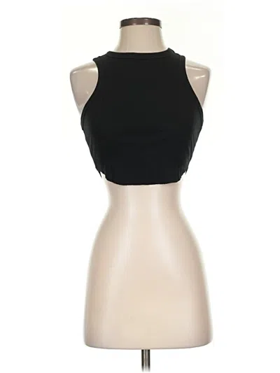 Pre-owned Wild Fable Tank Top Black Halter Neckline Tops