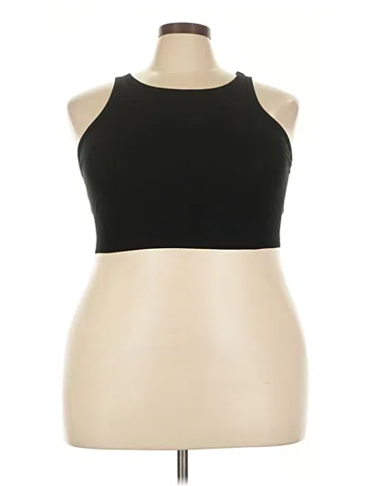 Pre-owned Wild Fable Tank Top Black Halter Neckline Tops