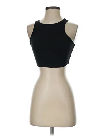 Pre-owned Wild Fable Tank Top Black Halter Neckline Tops