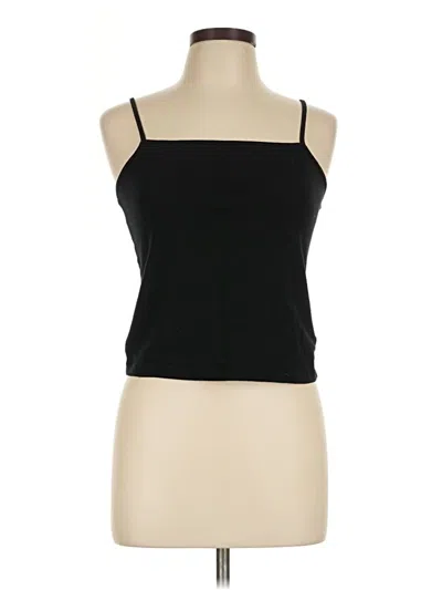 Pre-owned Wild Fable Tank Top Black Halter Neckline Tops