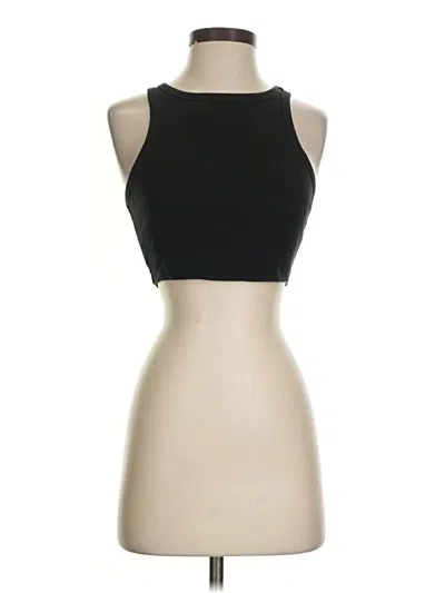 Pre-owned Wild Fable Tank Top Black Halter Neckline Tops