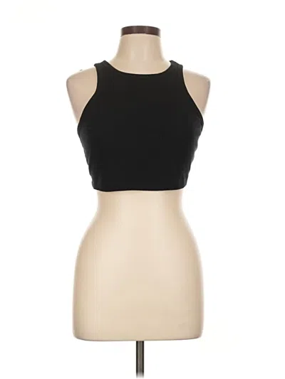Pre-owned Wild Fable Tank Top Black Halter Neckline Tops