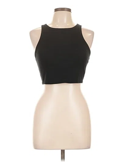 Pre-owned Wild Fable Tank Top Black Halter Neckline Tops