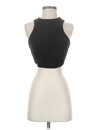 Pre-owned Wild Fable Tank Top Black Halter Neckline Tops