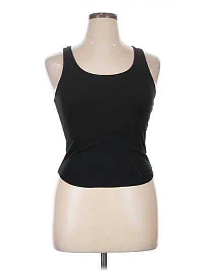 Pre-owned Wild Fable Tank Top Black Halter Neckline Tops
