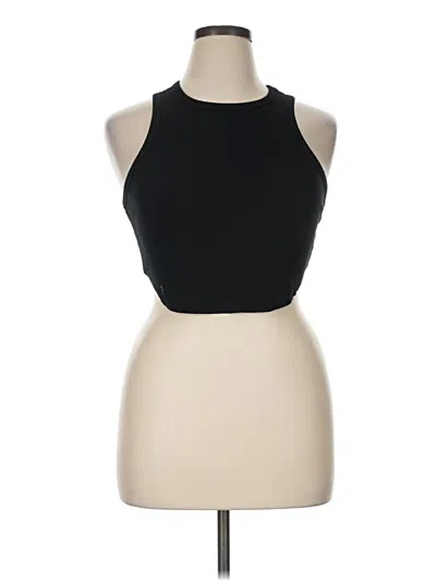 Pre-owned Wild Fable Tank Top Black Halter Neckline Tops