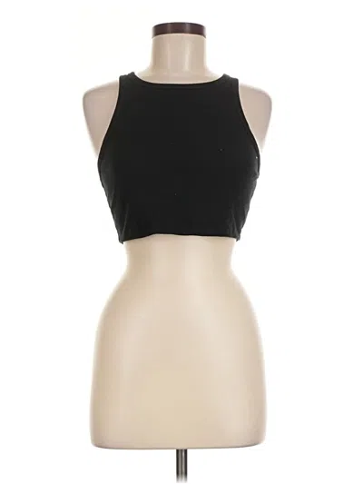 Pre-owned Wild Fable Tank Top Black Halter Neckline Tops