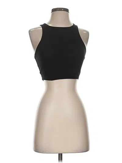 Pre-owned Wild Fable Tank Top Black Halter Neckline Tops