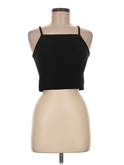 Pre-owned Wild Fable Tank Top Black Halter Neckline Tops