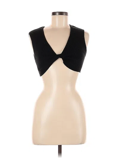Pre-owned Wild Fable Tank Top Black Strapless Neckline Tops