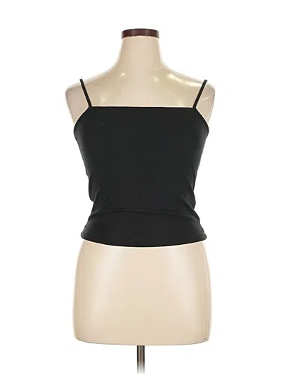 Pre-owned Wild Fable Tank Top Black Strapless Neckline Tops