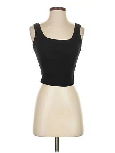 Pre-owned Wild Fable Tank Top Black Strapless Neckline Tops