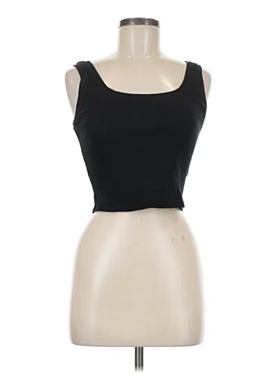 Pre-owned Wild Fable Tank Top Black Strapless Neckline Tops