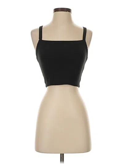 Pre-owned Wild Fable Tank Top Black Strapless Neckline Tops