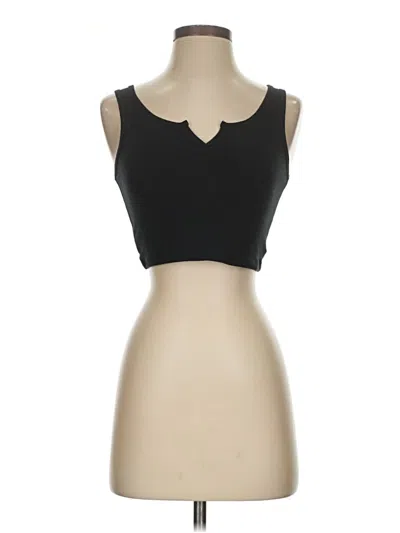 Pre-owned Wild Fable Tank Top Black Strapless Neckline Tops