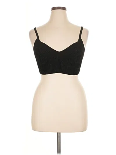 Pre-owned Wild Fable Tank Top Black Strapless Neckline Tops