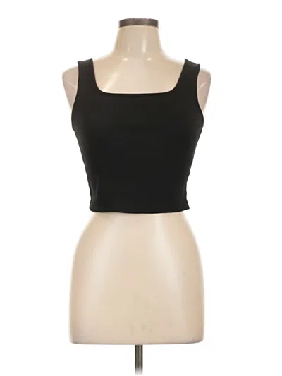Pre-owned Wild Fable Tank Top Black Strapless Neckline Tops