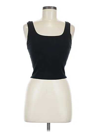 Pre-owned Wild Fable Tank Top Black Strapless Neckline Tops