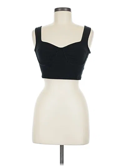 Pre-owned Wild Fable Tank Top Black Strapless Neckline Tops