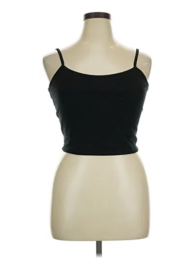 Pre-owned Wild Fable Tank Top Black Strapless Neckline Tops